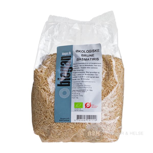 Basmati Ris Brune 1 kg �kologisk